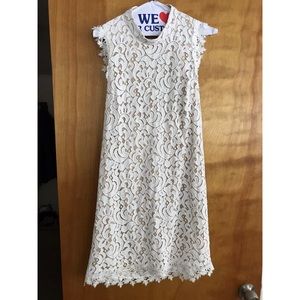 White lace dress by Francesca’s